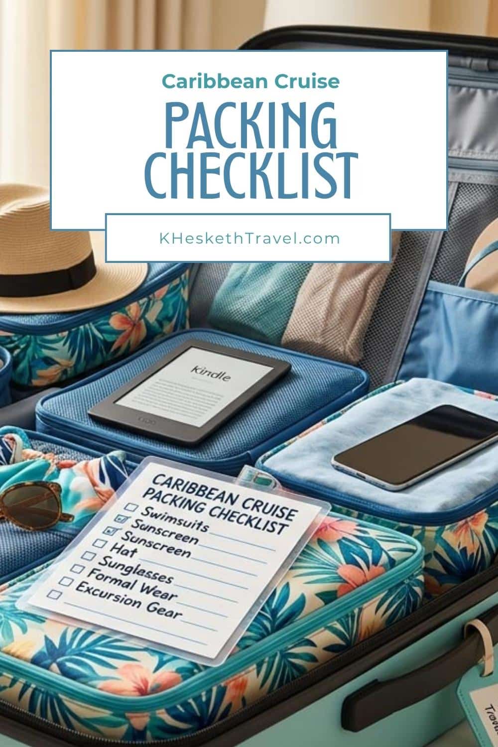 Caribbean Cruise Packing Checklist Landing Page image Caribbean Cruise Packing Checklist Landing Page image